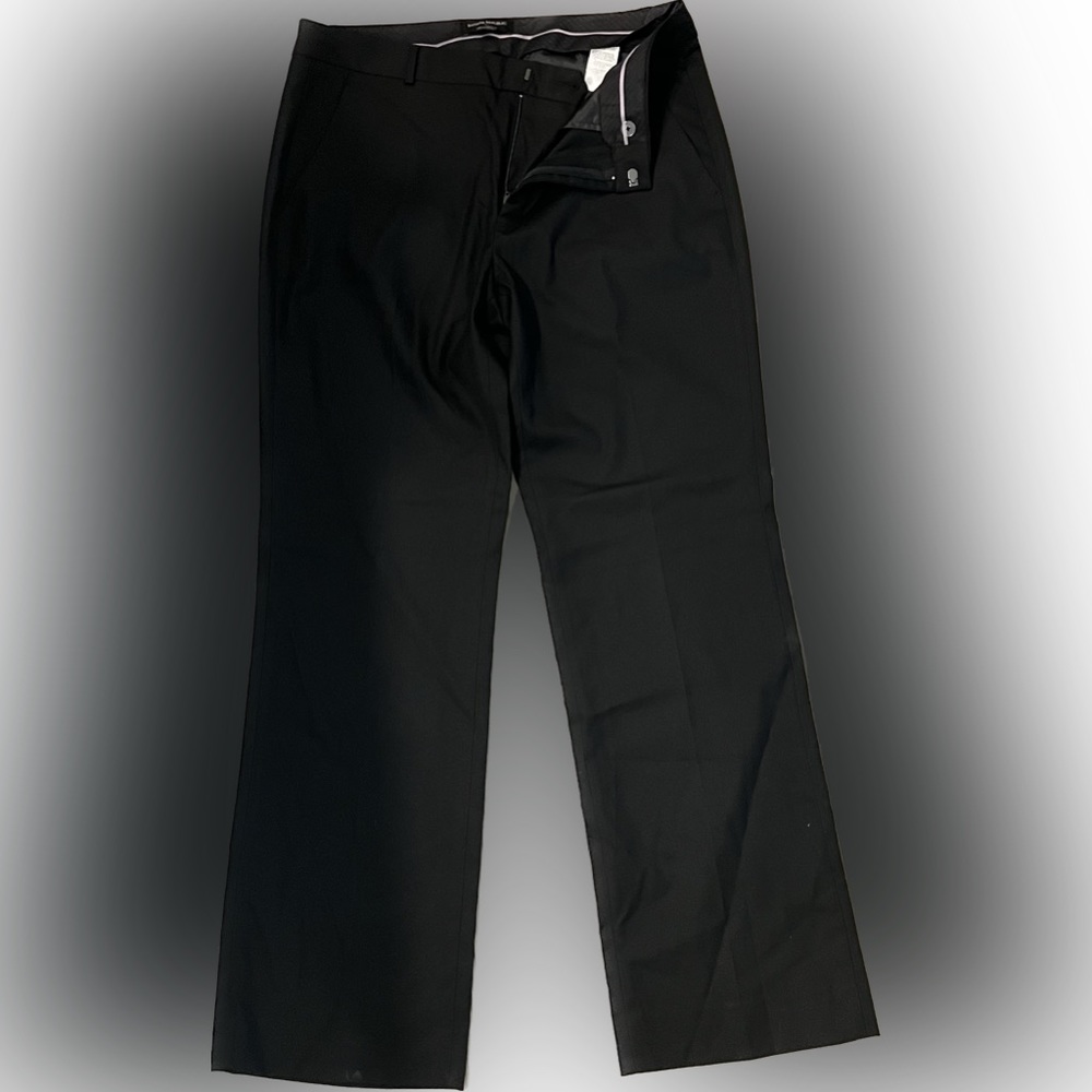Banana Republic Factory Logan Curvy Fit Trouser, Black, Size 12
